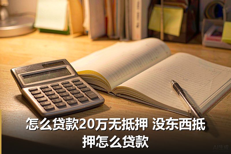 怎么贷款20万无抵押 没东西抵押怎么贷款 怎么贷款20万无抵押 没东西抵押怎么贷款