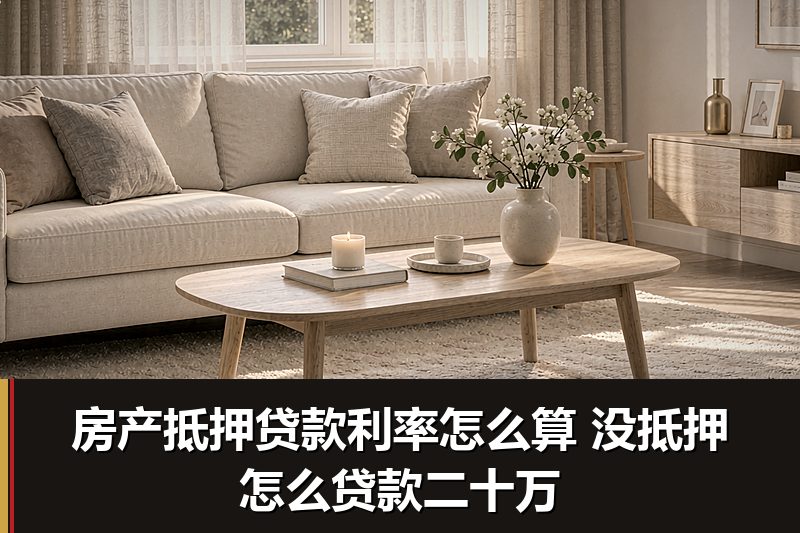 房产抵押贷款利率怎么算 没抵押怎么贷款二十万 房产抵押贷款利率怎么算 没抵押怎么贷款二十万