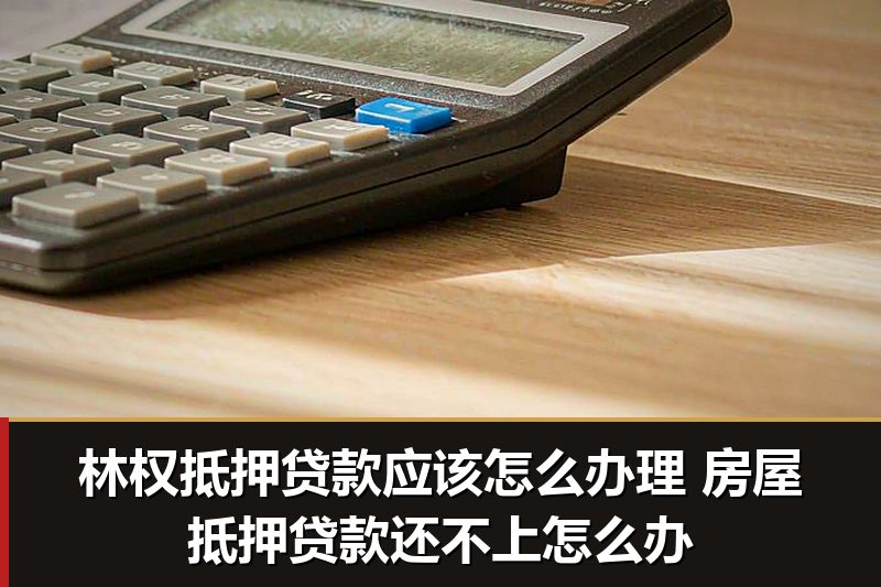 林权抵押贷款应该怎么办理 房屋抵押贷款还不上怎么办