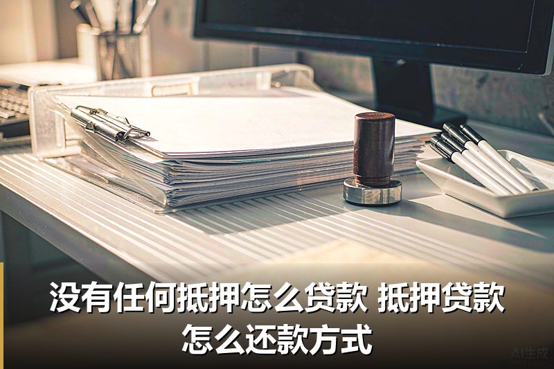 没有任何抵押怎么贷款 抵押贷款怎么还款方式