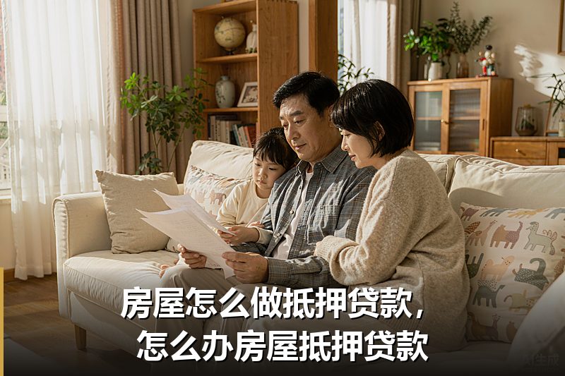 房屋怎么做抵押贷款，怎么办房屋抵押贷款