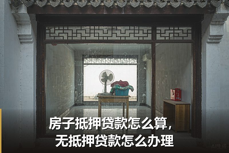 房子抵押贷款怎么算,无抵押贷款怎么办理 房子抵押贷款怎么算,无抵押贷款怎么办理