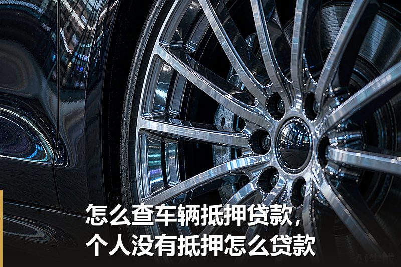 怎么查车辆抵押贷款，个人没有抵押怎么贷款