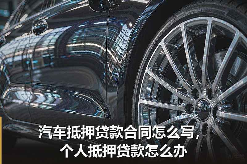 汽车抵押贷款合同怎么写,个人抵押贷款怎么办 汽车抵押贷款合同怎么写,个人抵押贷款怎么办