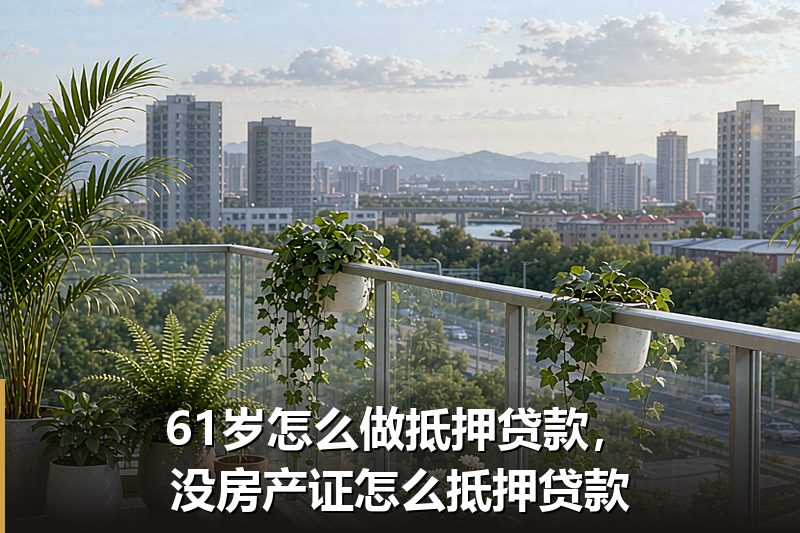 61岁怎么做抵押贷款，没房产证怎么抵押贷款