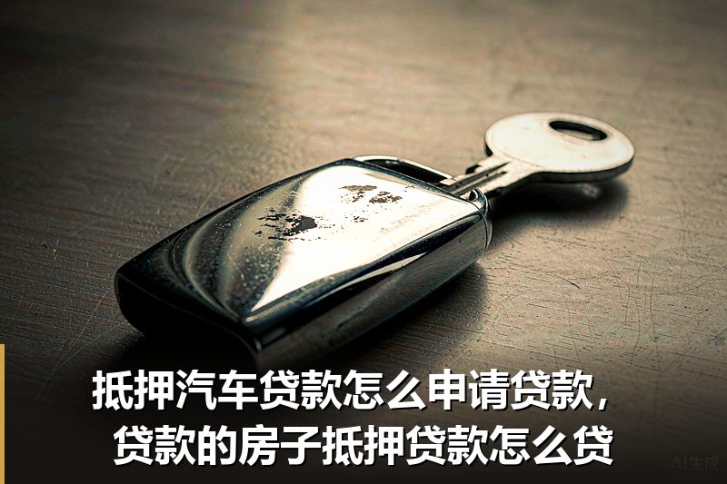 抵押汽车贷款怎么申请贷款，贷款的房子抵押贷款怎么贷