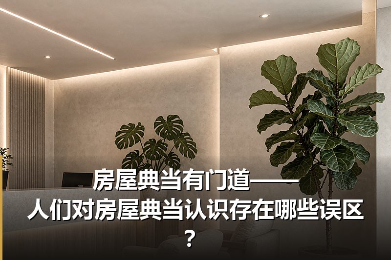 房屋典当有门道——人们对房屋典当认识存在哪些误区？