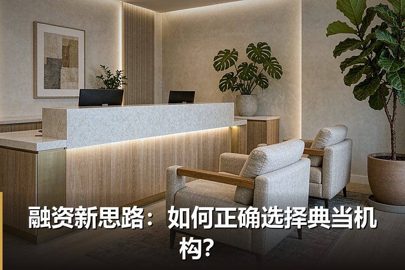 融资新思路：如何正确选择典当机构？