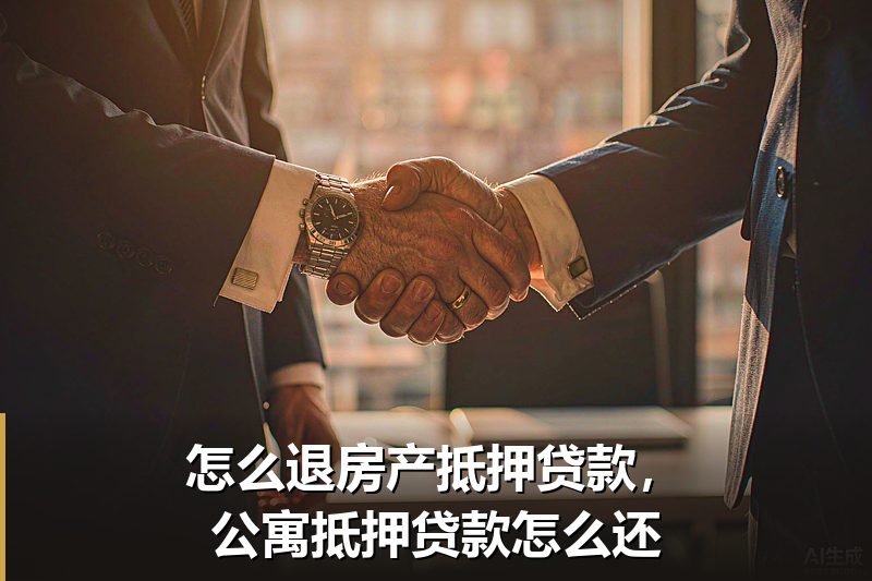 怎么退房产抵押贷款，公寓抵押贷款怎么还
