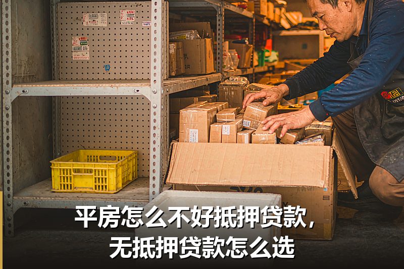 平房怎么不好抵押贷款，无抵押贷款怎么选