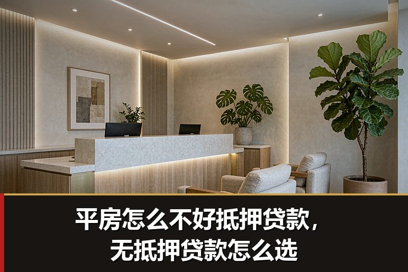 平房怎么不好抵押贷款，无抵押贷款怎么选