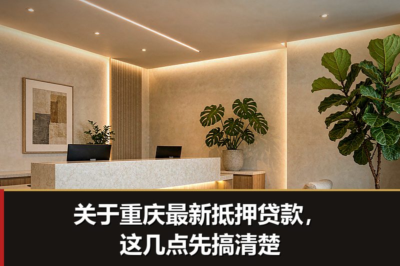 关于重庆最新抵押贷款，这几点先搞清楚