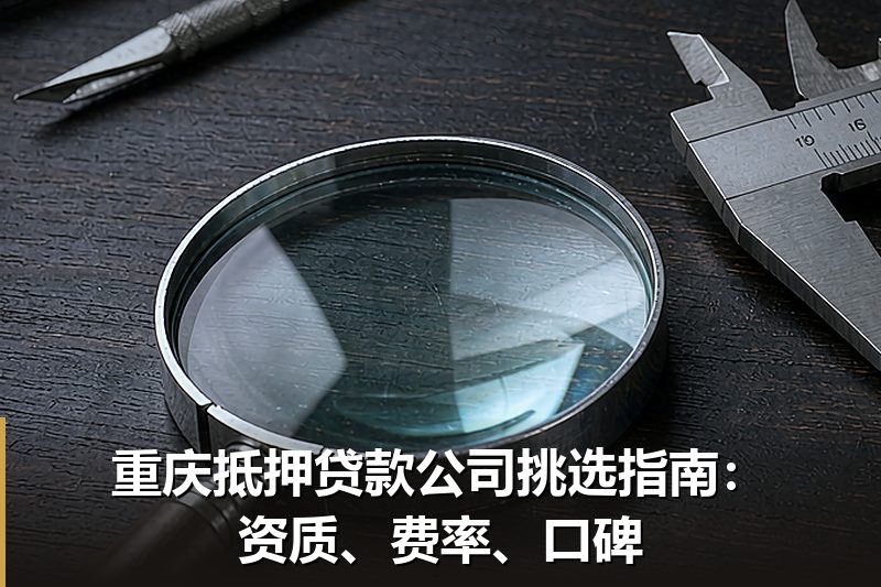 重庆抵押贷款公司挑选指南：资质、费率、口碑