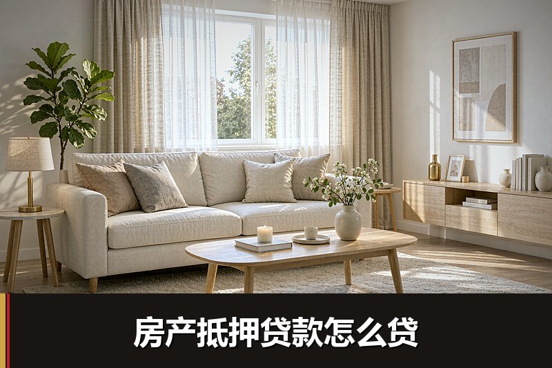 房产抵押贷款怎么贷