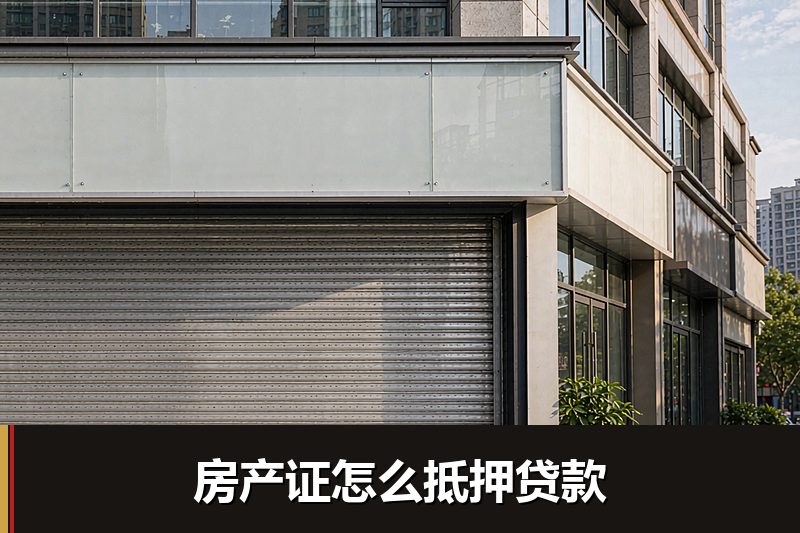 房产证怎么抵押贷款 房产证怎么抵押贷款
